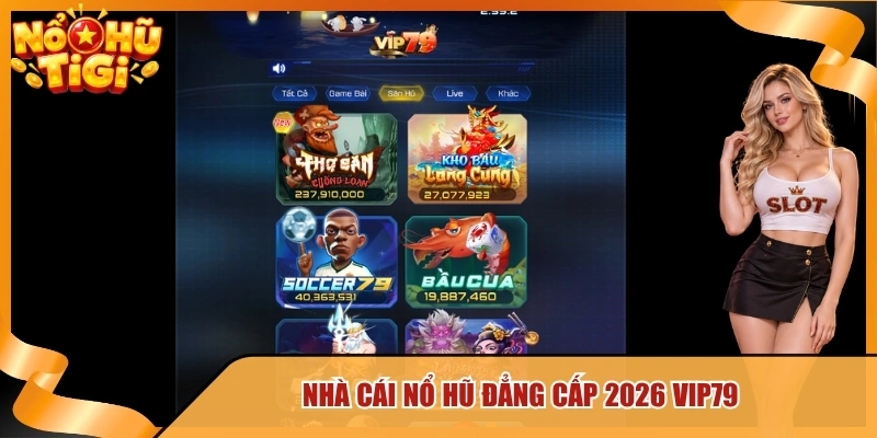 Nhà cái nổ hũ đẳng cấp 2026 Vip79