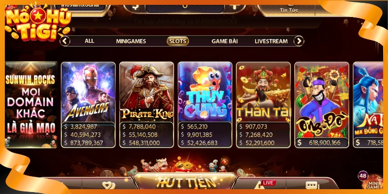 Nhà Cái Nổ Hũ Sunwin - Thiên Đường Cho Tín Đồ Đam Mê Slot 3 Nhà cái nổ hũ Sunwin mang đến kho game khủng