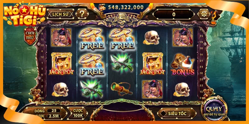 Nhà Cái Nổ Hũ Sunwin - Thiên Đường Cho Tín Đồ Đam Mê Slot 4 Pirate king thám hiểm biển sâu săn kho báu