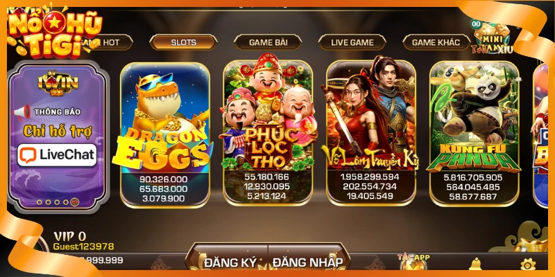 Nhà Cái Nổ Hũ Iwin - Thiên Đường Game Slot Online 2026 3 Trải nghiệm kho game khủng tại nhà cái nổ hũ iwin
